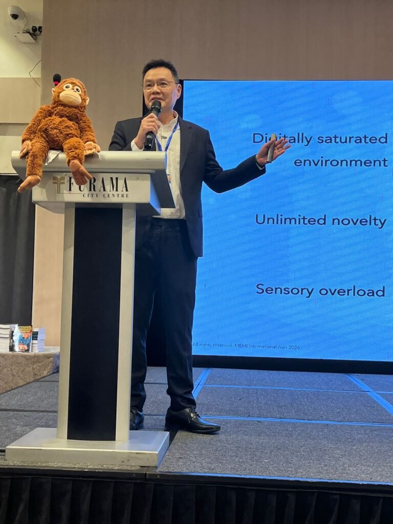 Registered Counsellor Jeffrey Pang presenting on MEMI and Compulsive Sexual Behaviour Disorder at the 2nd MEMI International Asia Conference 2026